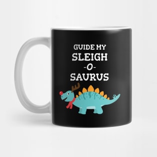 Funny Dinosaur Christmas Stegosaurus Mug